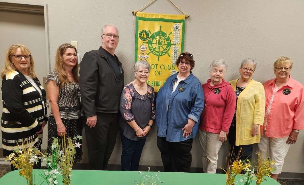 Pilot Club of Great Bend officer installation on May 16, 2023:&nbsp;Nancy Sundahl (Corresponding Secretary), Barbara Watson (Past President), Daniel Watson (President), Betty Schneider (President-Elect), Rhonda Knudson (Vice-President),  Jari Marietta (Director), Mary Cramer (Director), and Judy Fox (Director). Ros neeland (Recording Secretary, Marty Aldrich (Treasurer) and Nicci Henderson (director) are not pictured.