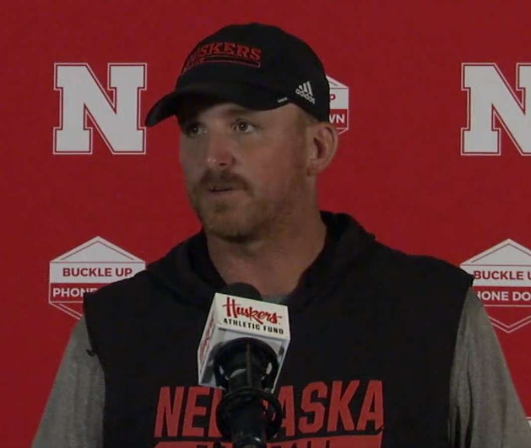 Nebraska Offensive Coordinator Marcus Satterfield