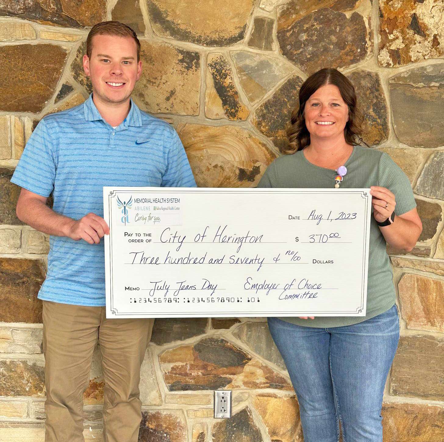 Herington Memorial Health Systems employees give back