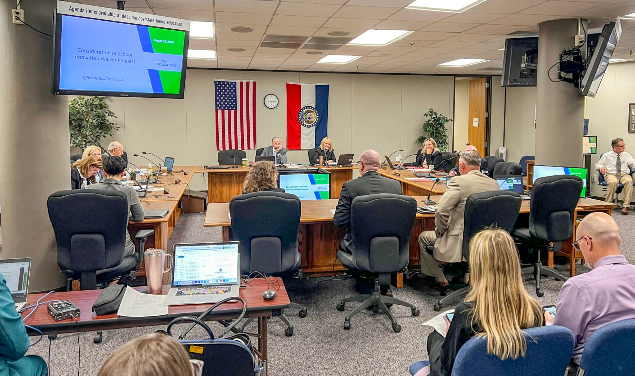 he Missouri State Board of Education approves the Success Ready Students Network's request for an innovation waiver Tuesday (Annelise Hanshaw/Missouri Independent).