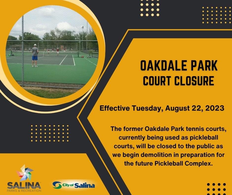Oakdale Park Closure.
