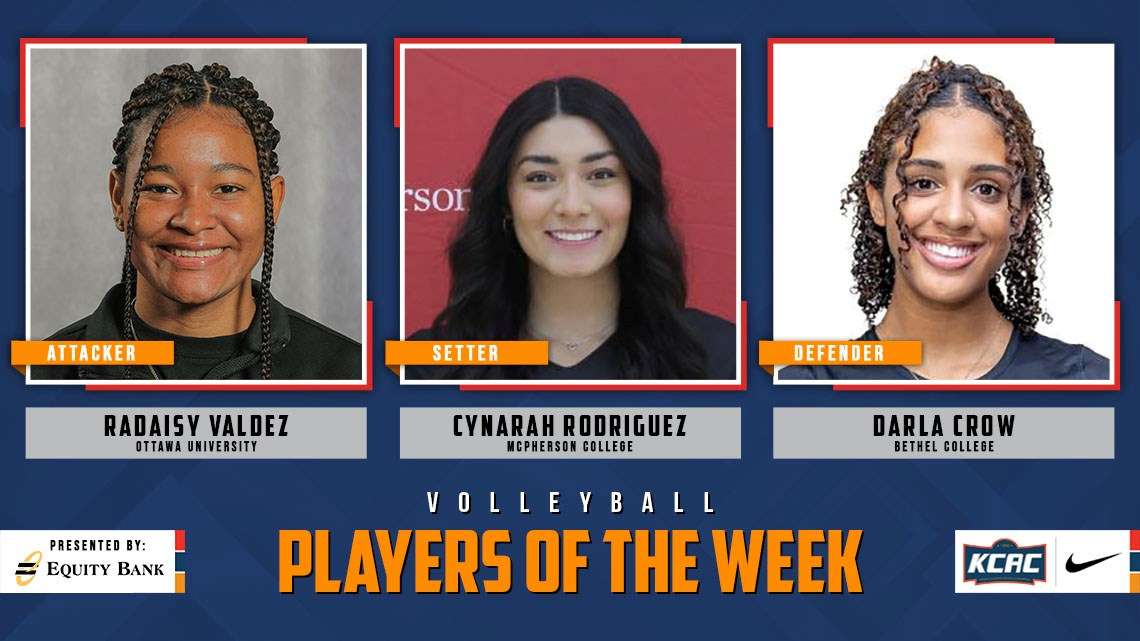 KCAC VB Week 1 Players of the Week