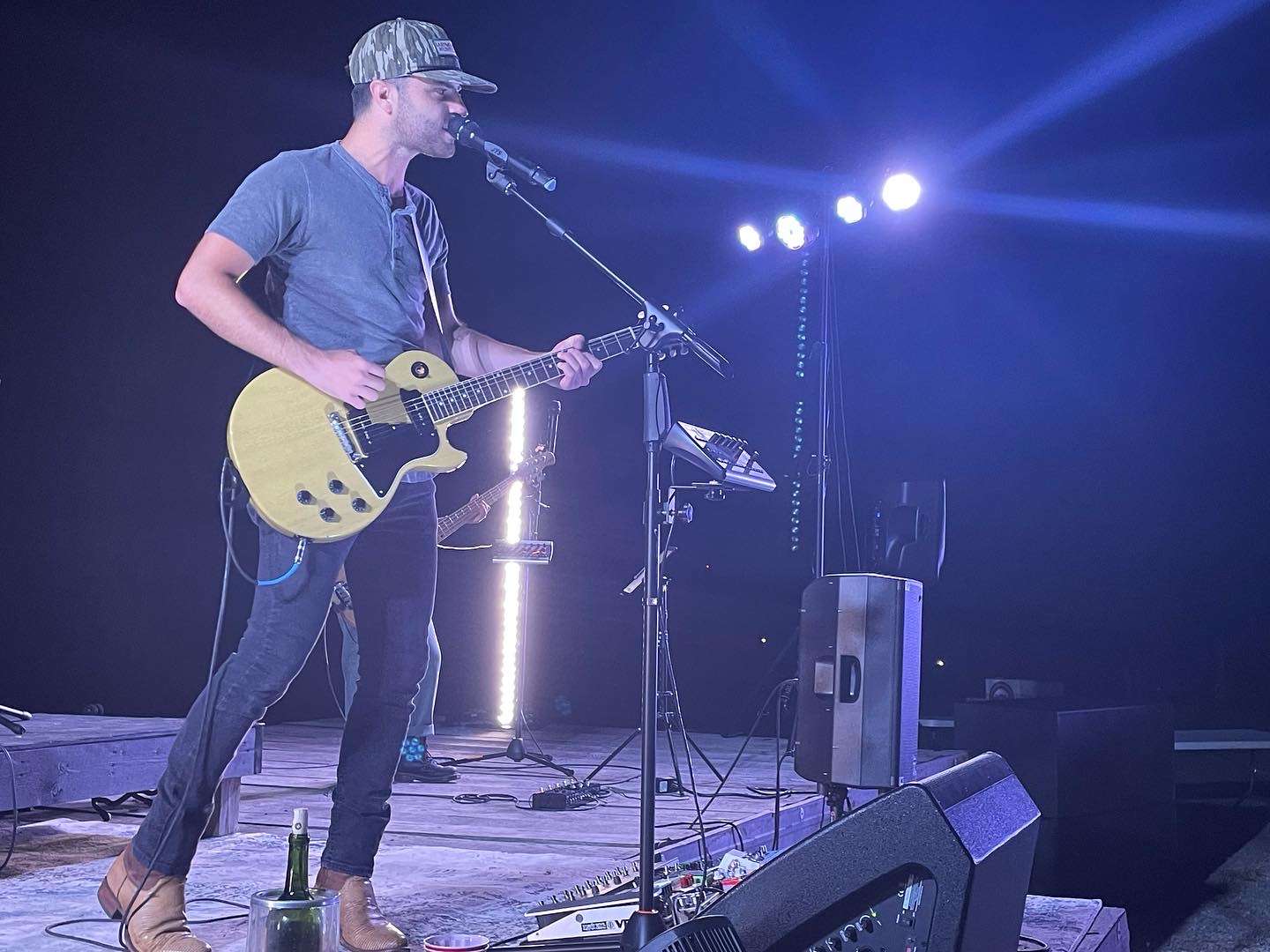 Greylen James on the stage at the Leadership Northwest Missouri Music Jam/ Photo provided by Leadership Northwest Missouri