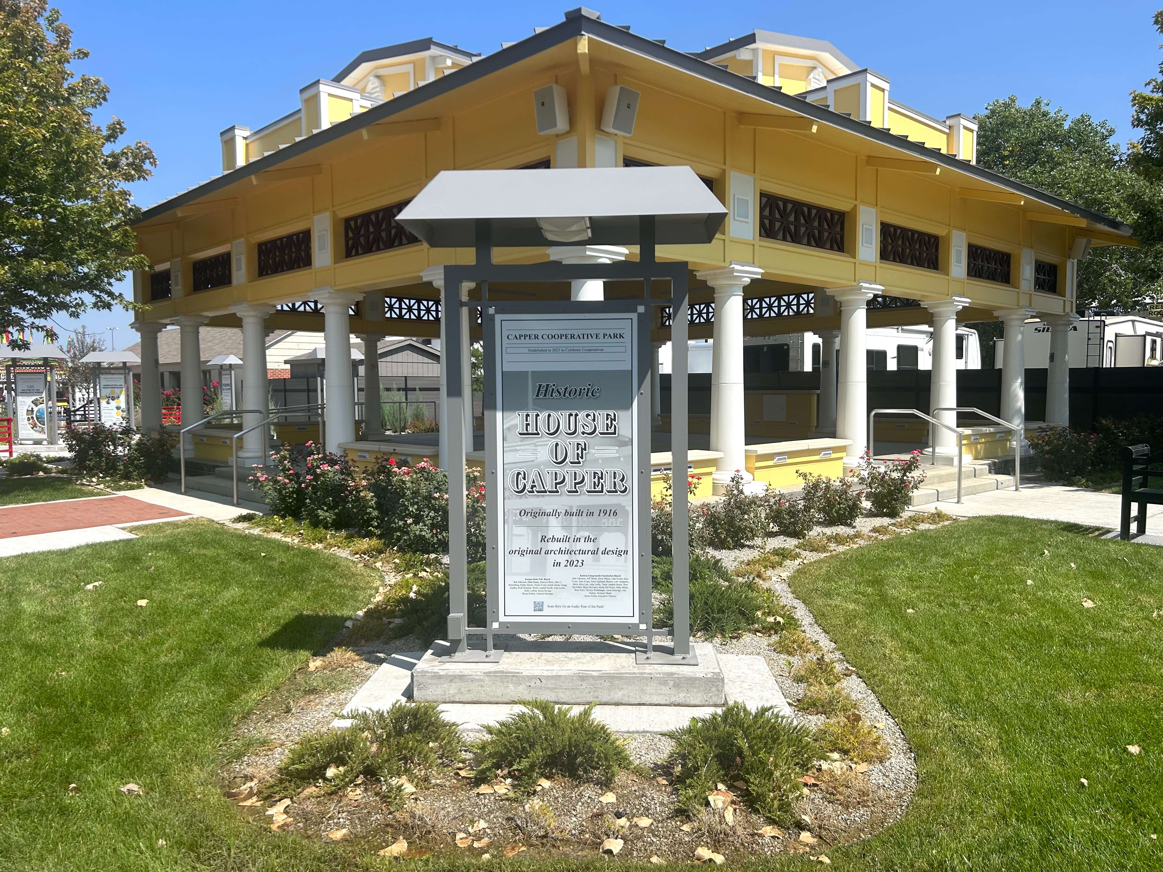 The newly renovated House of Capper is another educational experience on the Kansas State Fairgrounds following its renovation.-Photo by Emmie Boese