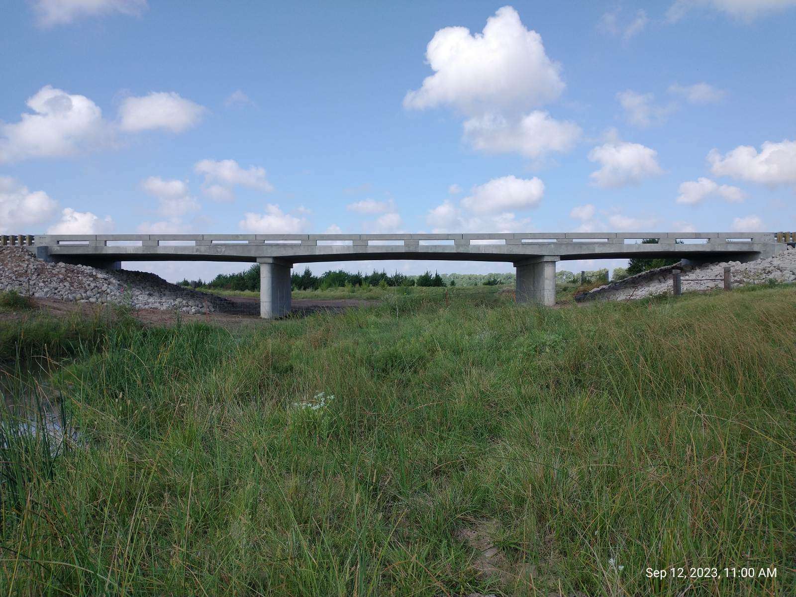 09-12-23 bridge replacement Sylvia Road-Photo Courtesy Reno County
