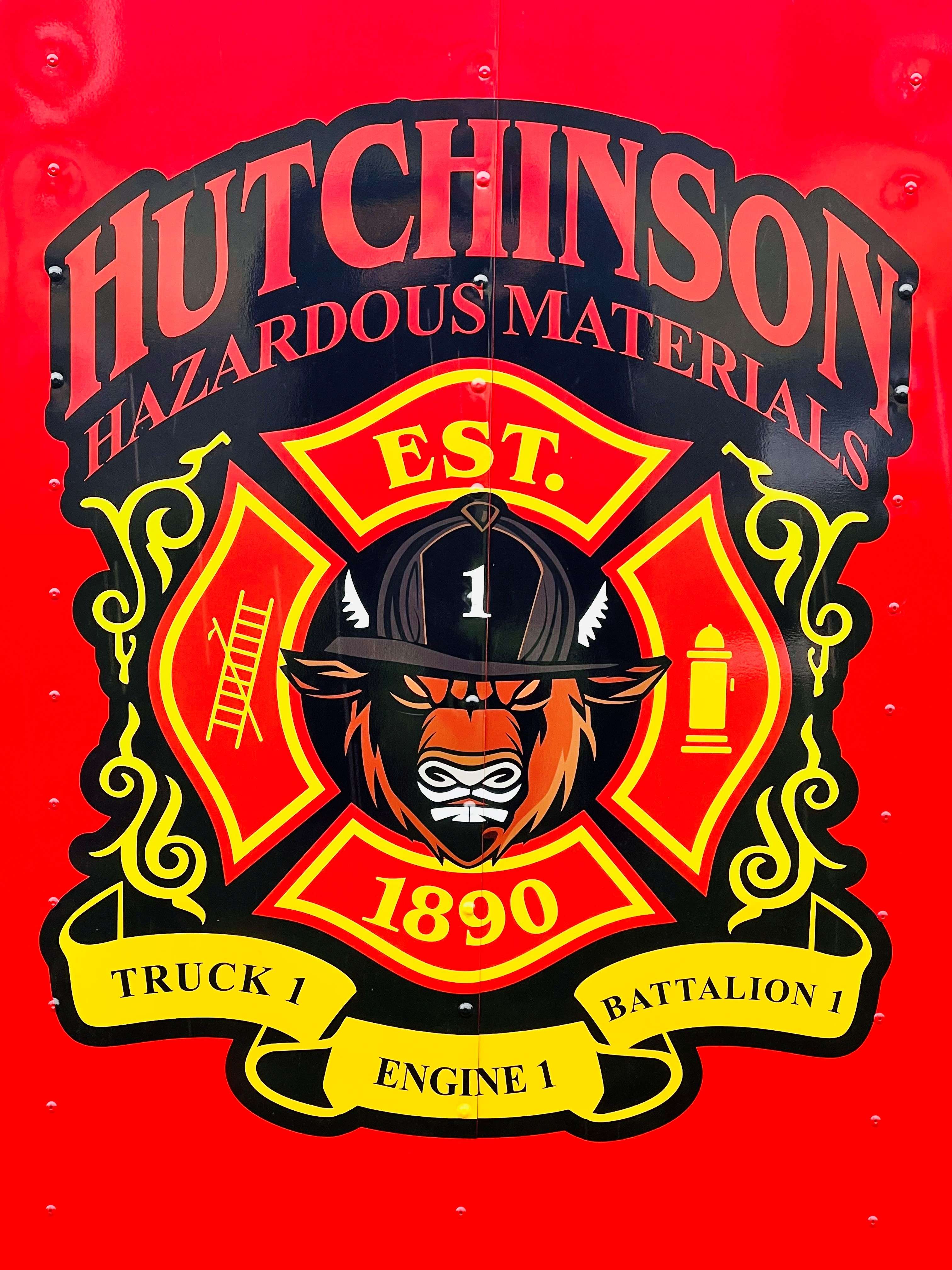 Hutchinson Fire Station 1 Apparatus Logo-Photo Courtesy Hutchinson Fire Department