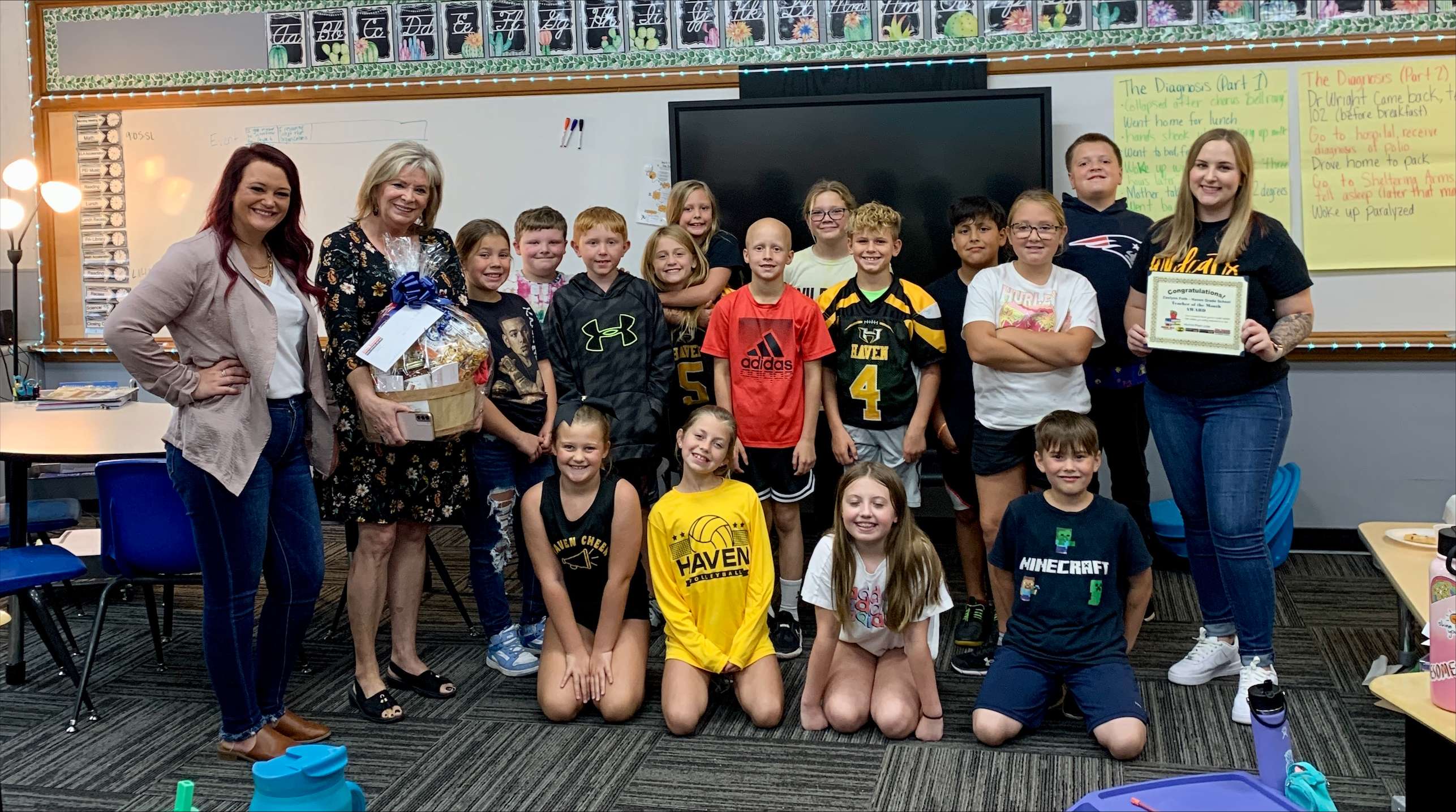 Zaelynn Foth is the September Allen Samuels CDJR Teacher of the Month.