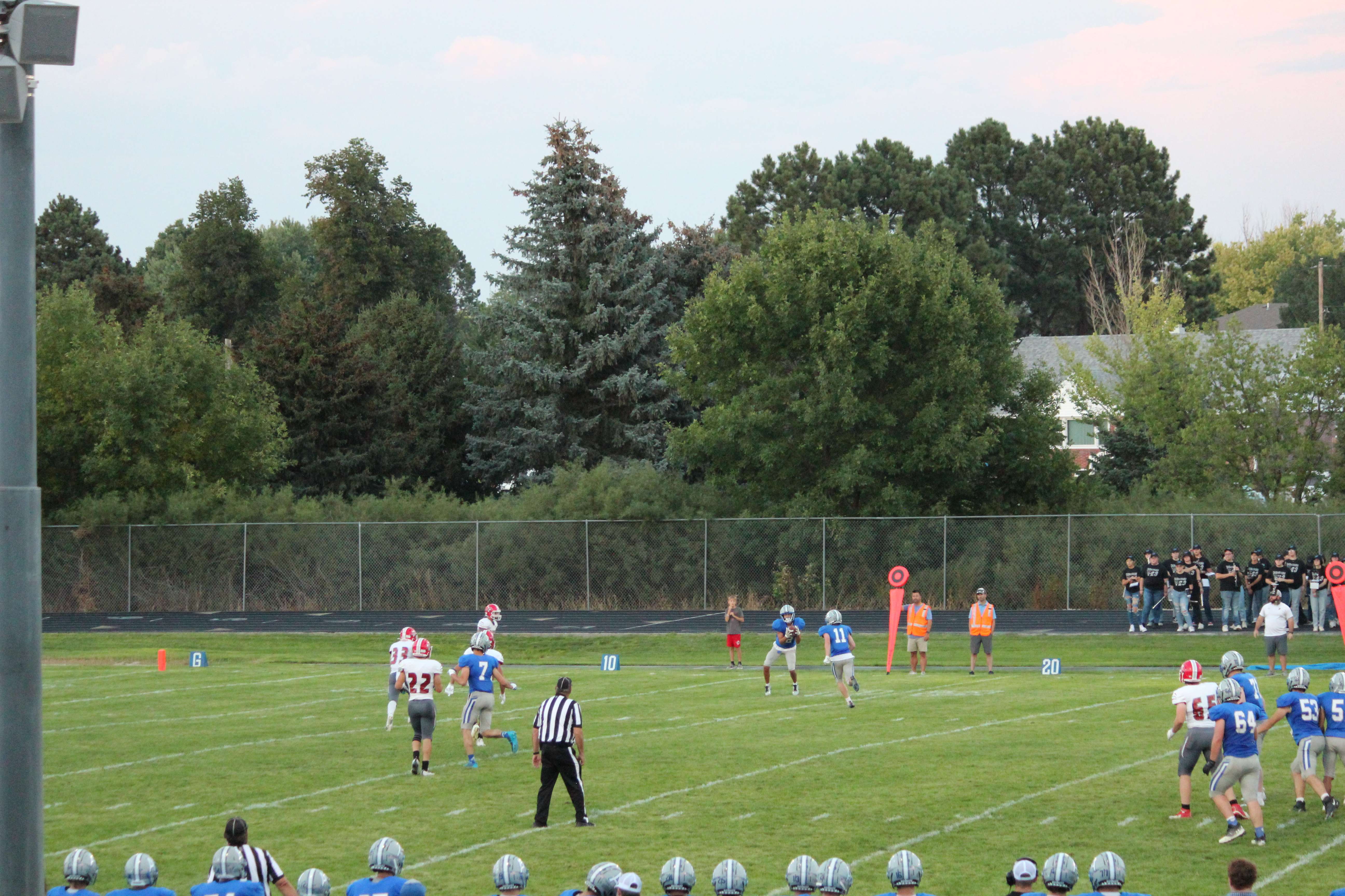 Jonah Amill makes a catch for Alliance in a game earlier this season. (Photo by Karen Benzel)