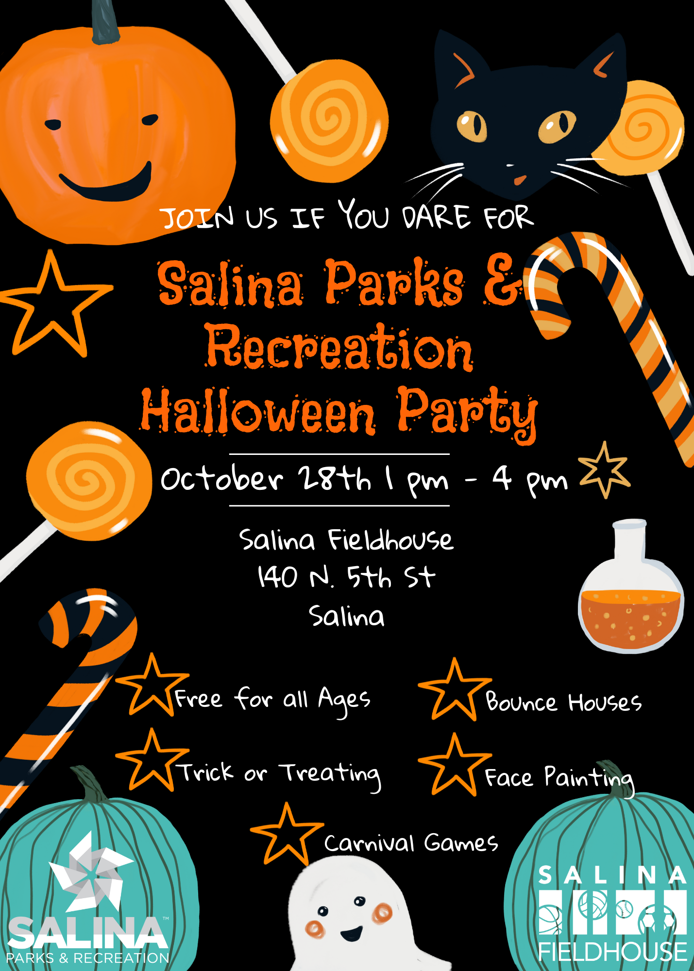 Salina Parks and Recreation Halloween Party 2023