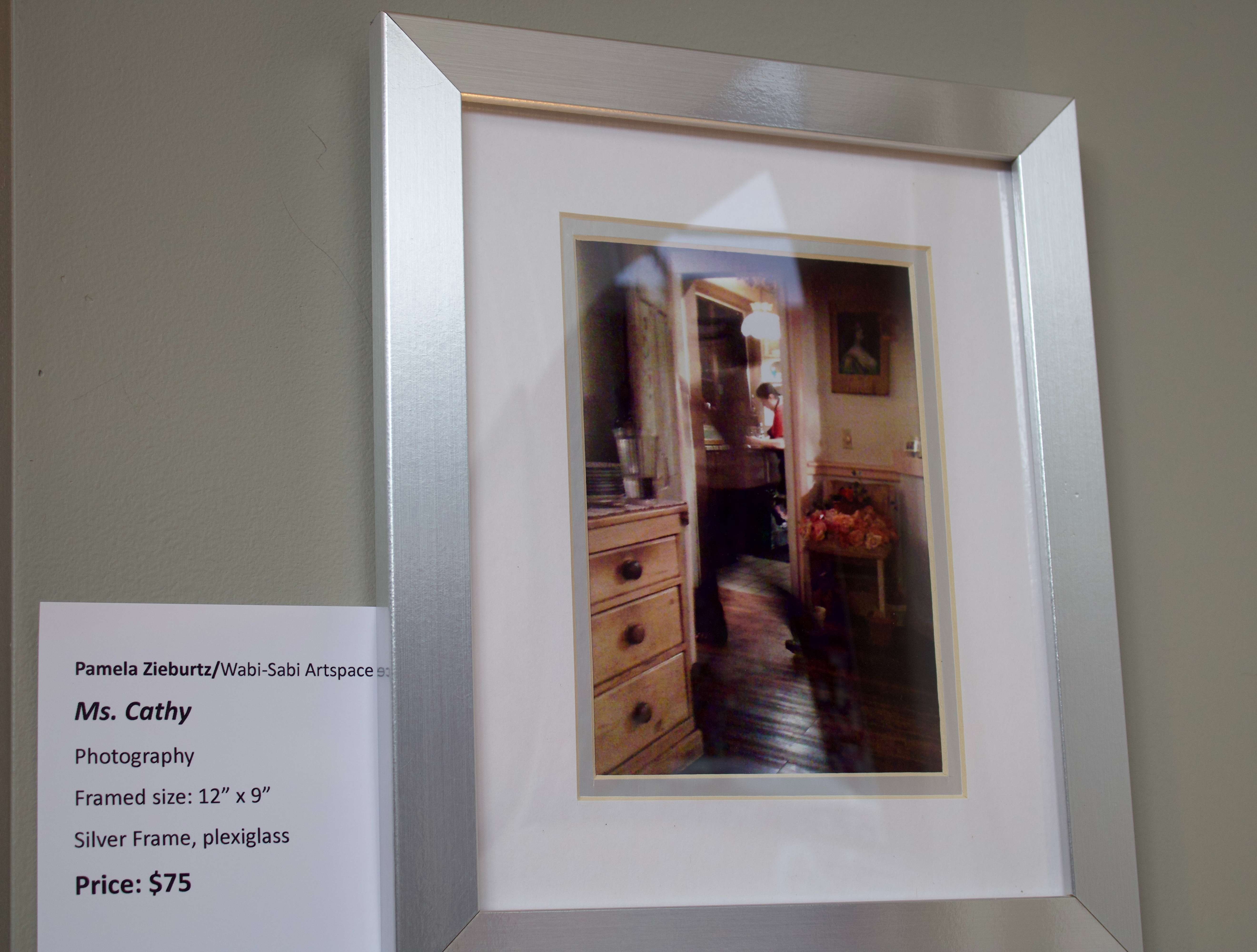 Ms. Cathy is one of the pieces featured in the Wabi-Sabi Artspace in Hutchinson. Photo by Emmie Boese.