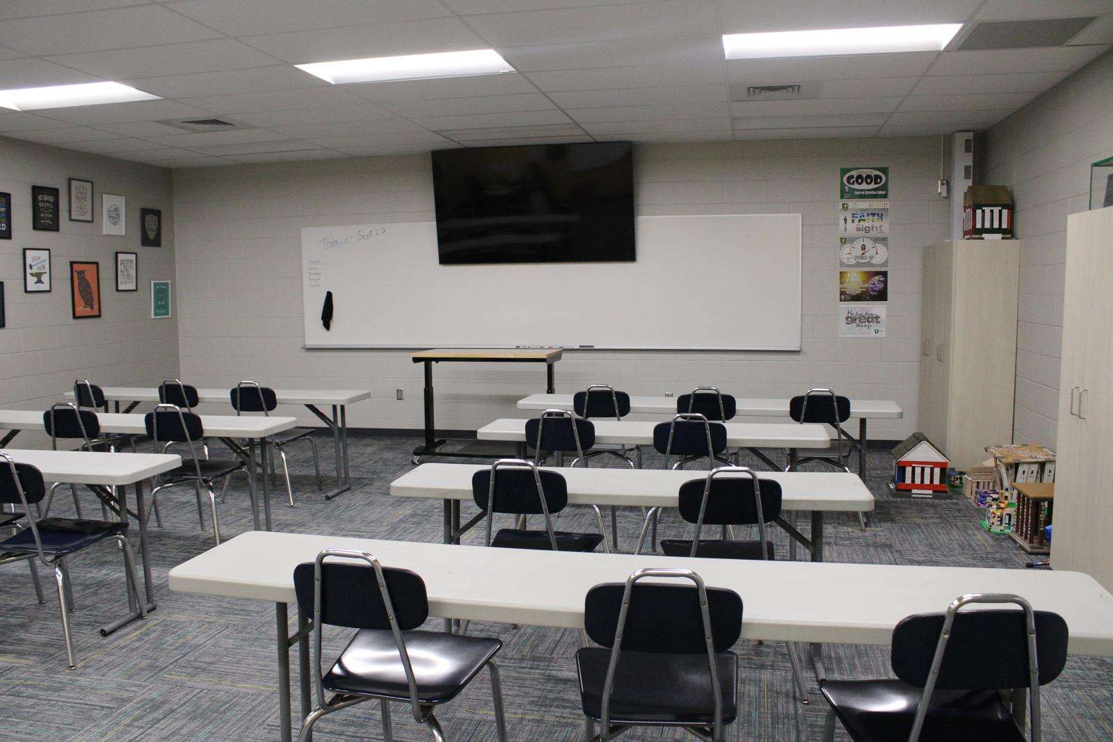Central Christian School finished out several new classrooms before the start of school this fall. Photo by Emmie Boese.