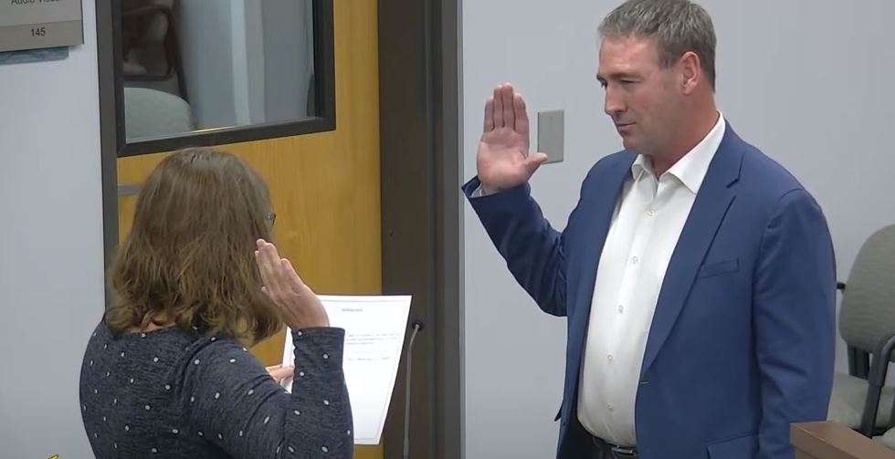 Scott Meggers Swear In 2024