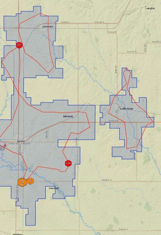Rice County Outage