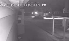 A neighbor's camera caught video of the car likely involved in the hit-and-run but details are scarce.