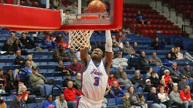 J.P. Ricks and the No. 21 Blue Dragon men's basketball team play host to the Northwest Tech Mavericks at 4 p.m. Saturday at the Sports Arena. (Billy Watson/Blue Dragon Sports Information)