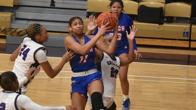 Monae Duffy and the No. 6-ranked Blue Dragon women's basketball team plays host to Seward County at 5;30 p.m. on Wednesday at the Sports Arena. (Steve Carpenter/Blue Dragon Sports Information)