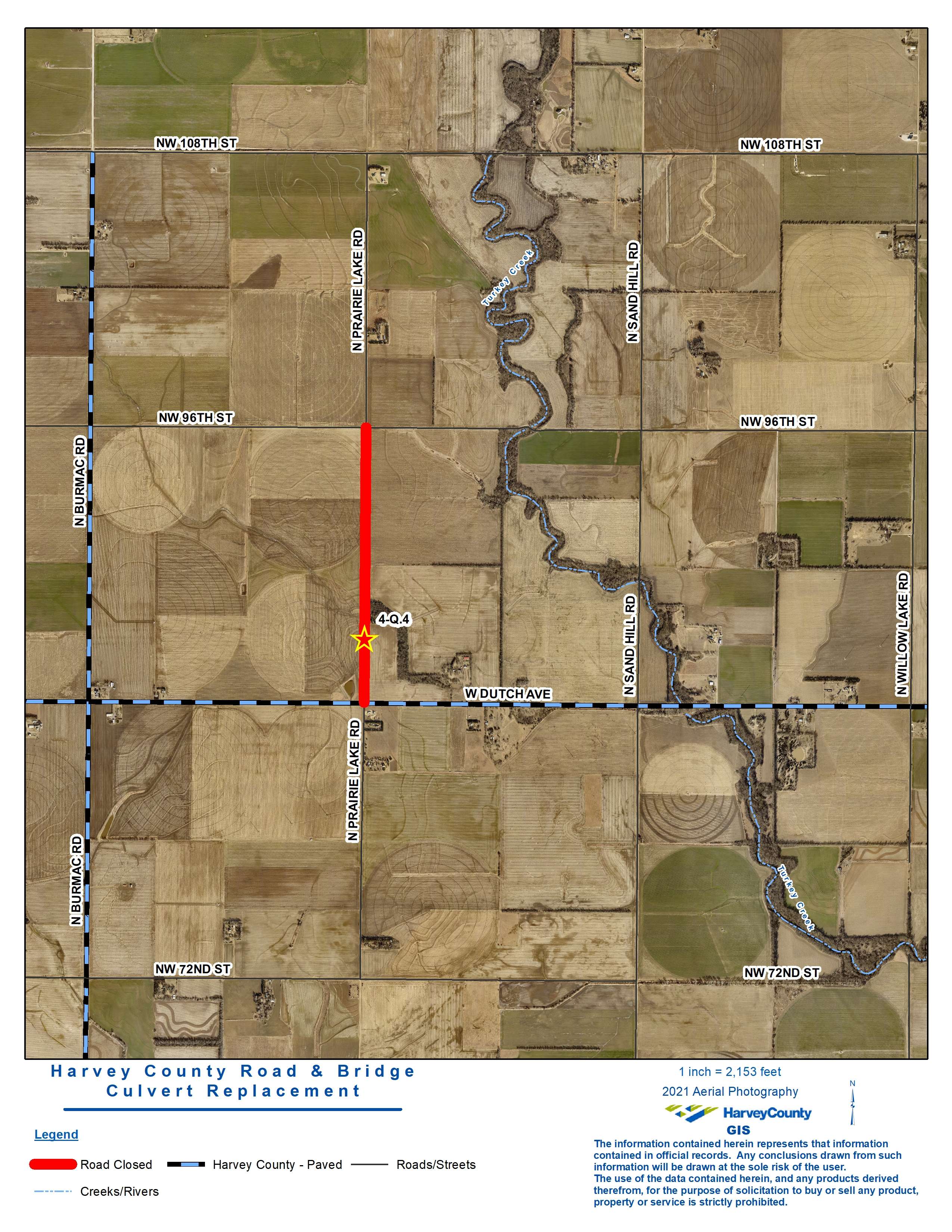 Prairie Lake culvert replacement