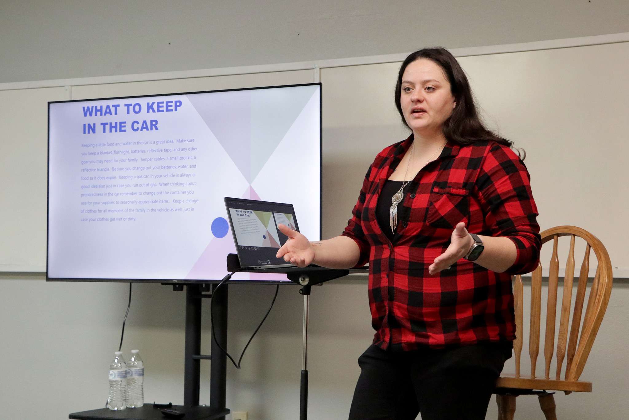 Julie Kallas, Emergency Preparedness Coordinator, Reno County Health Department. Photo by Sandra Milburn.