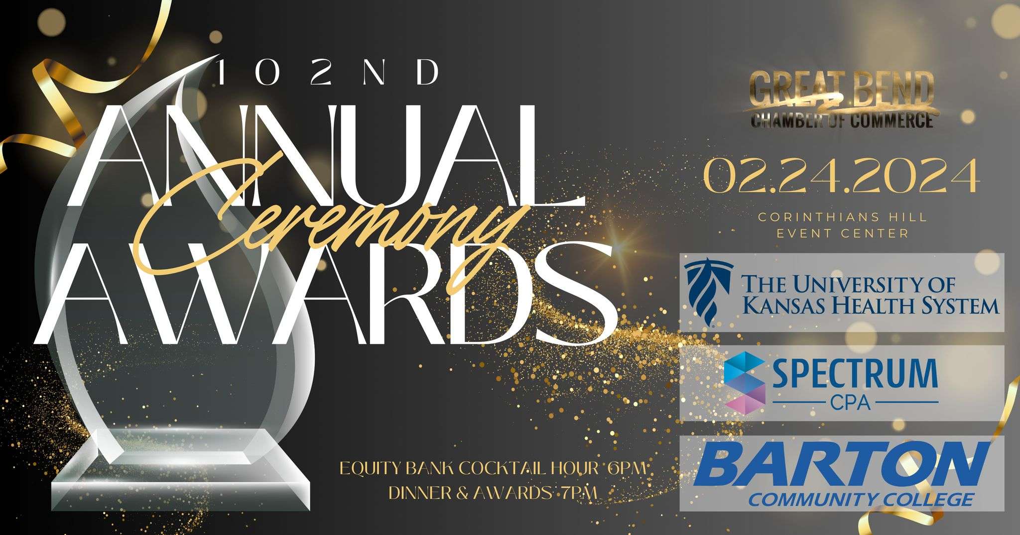 Reserve a spot for the Great Bend Chamber ceremony