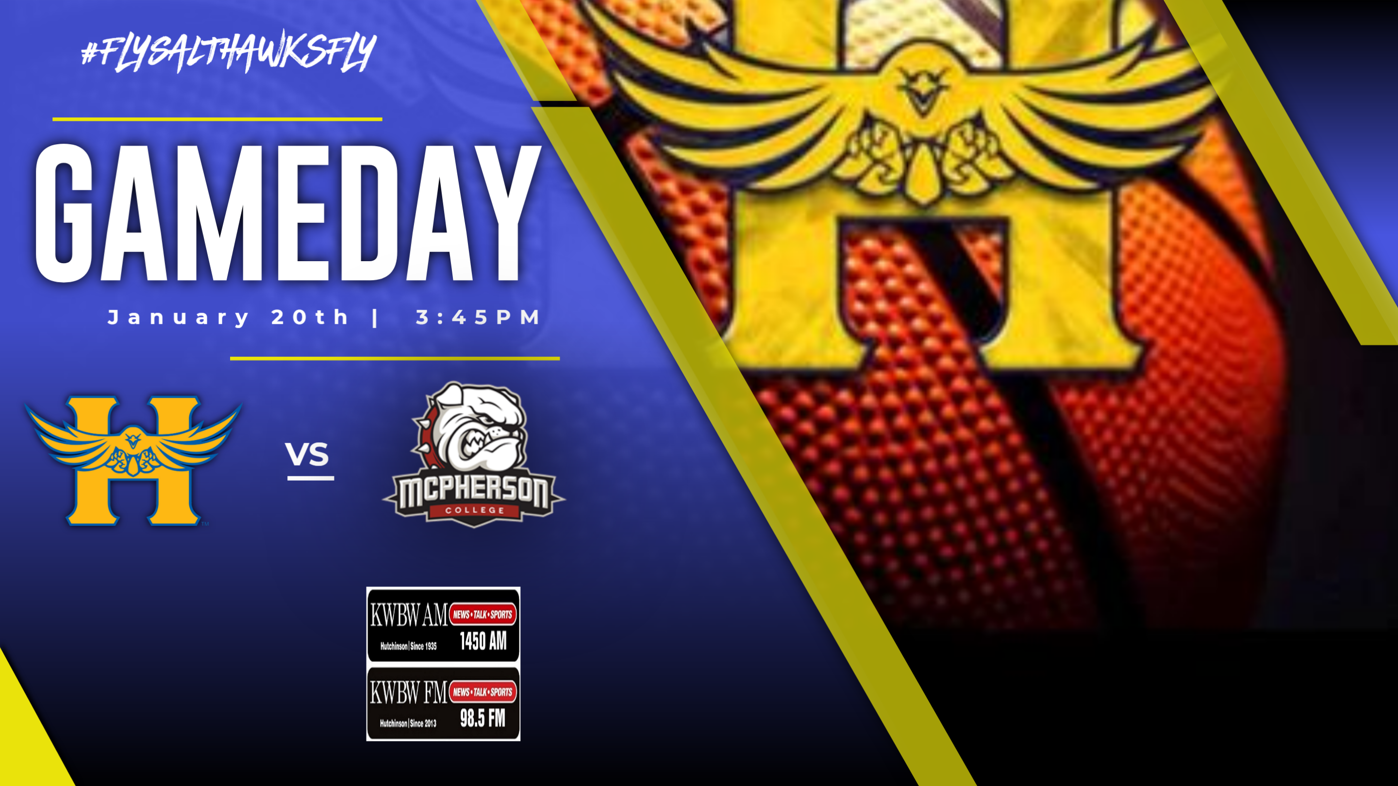 GameDay vs McPherson in MIT Championship @ 3:45 on KWBW Radio