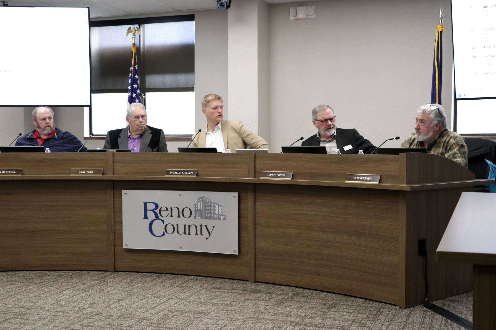 Reno County Commissioners Candid-Photo by Sandra Milburn