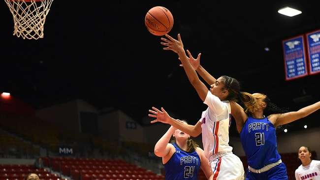 Journey Armtead and the Blue Dragon women's basketball team move up to No. 4 in this week's NJCAA Division I National Rankings. (MacKenzie Franklin/Blue Dragon Sports Information)