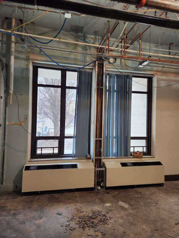 The new pipes installed at the courthouse come equipped with shutoff valves to contain any problems in the future to specific areas of the building.