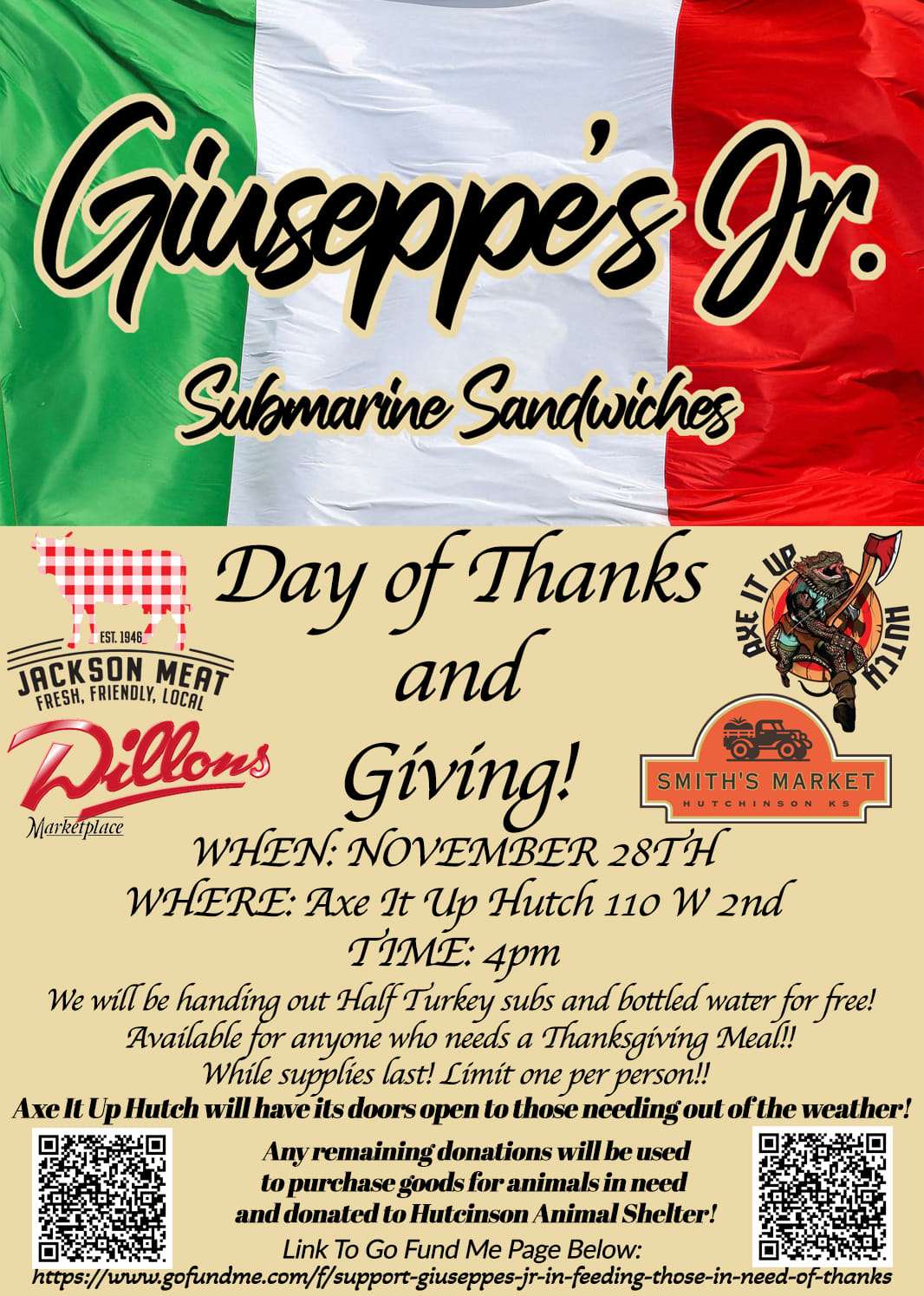 Photo Courtesy Giuseppe's Jr. Submarine Sandwiches-Food Trailer