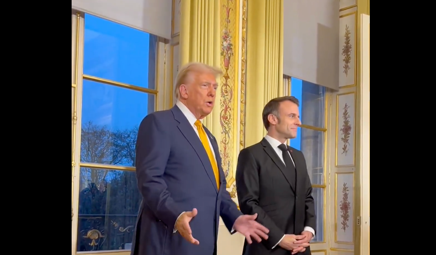 🎥 Highlights of Trumps's return to the world stage at Notre-Dame reopening