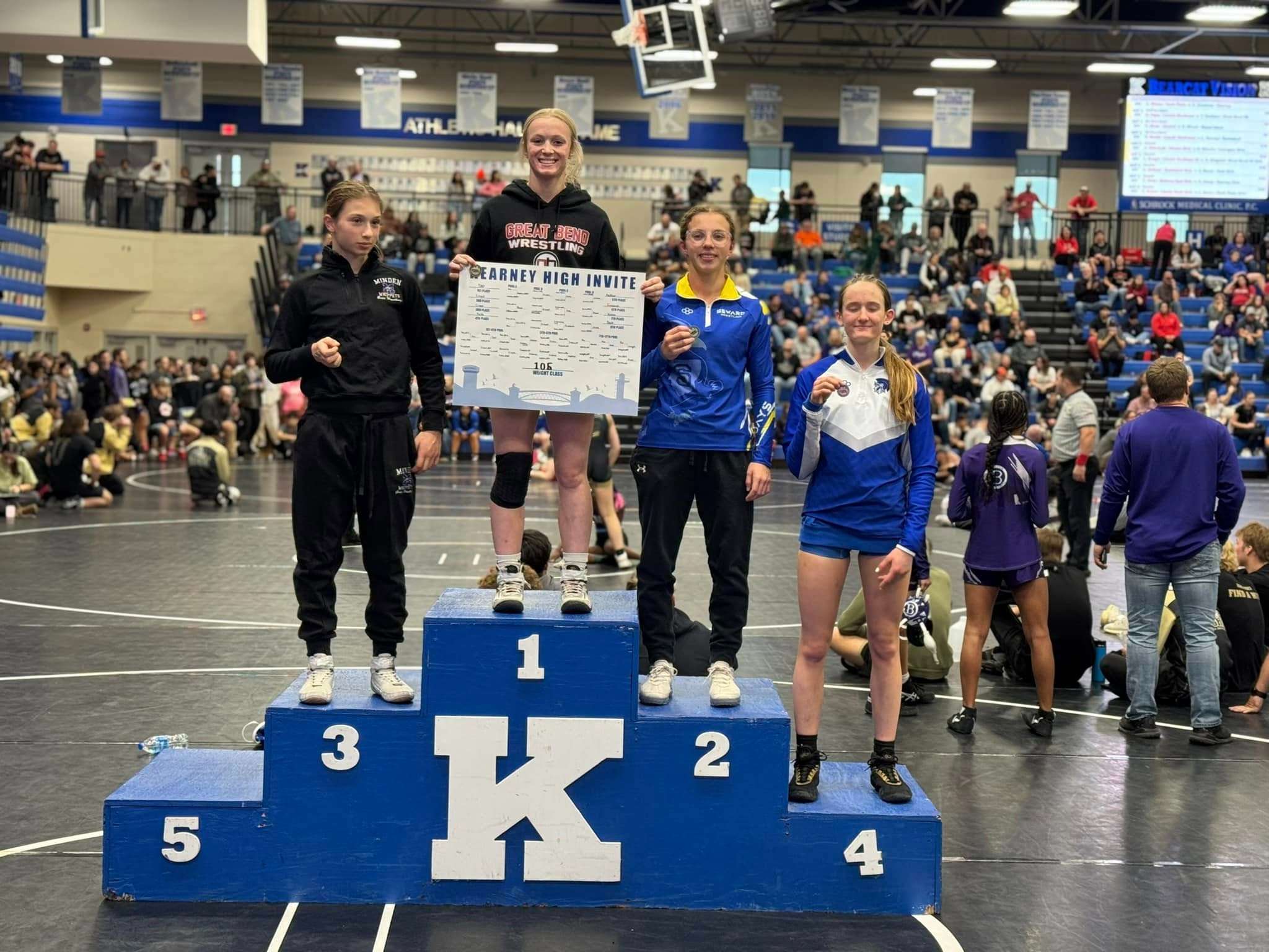 Lady Panther sophomore Camdyn Post won her bracket at the Kearney Invitational in Nebraska on Saturday.