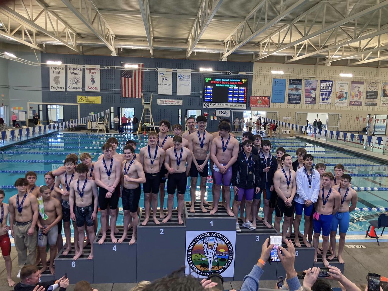 Hutch High finishes 15th at 5A State Swimming and Diving event
