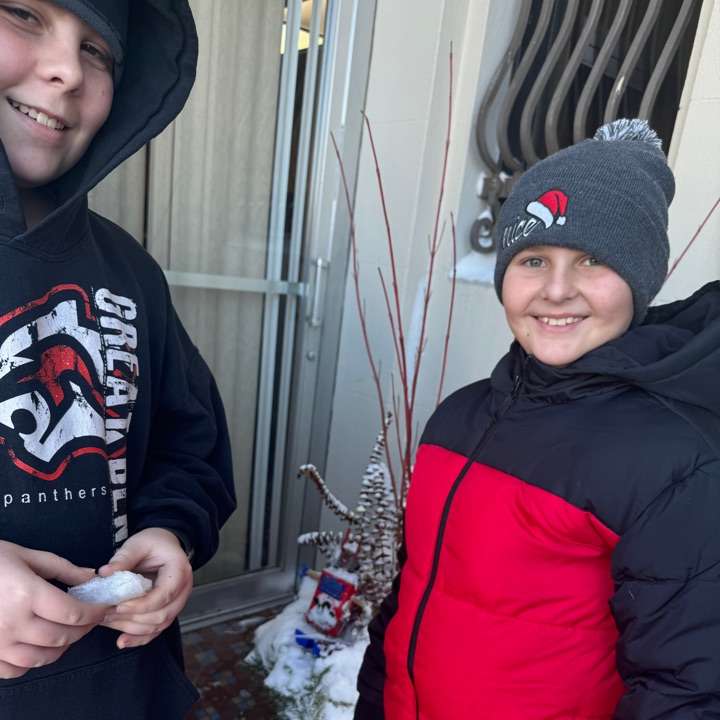 Jefferson Elementary's Holide family won first place in the scavenger hunt.