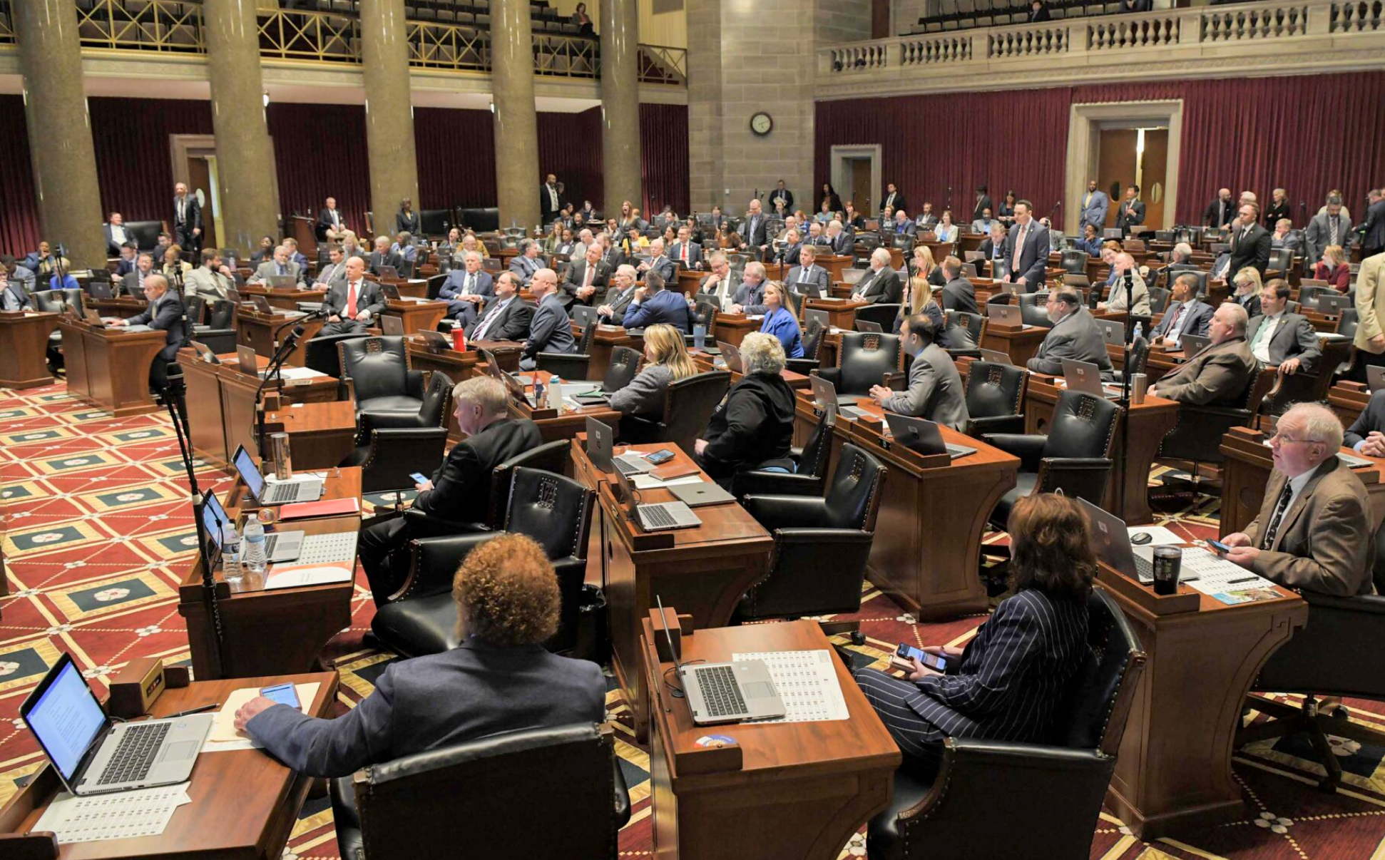  The Missouri House chamber during debate on March 12, 2023 (Tim Bommel/Missouri House Communications).