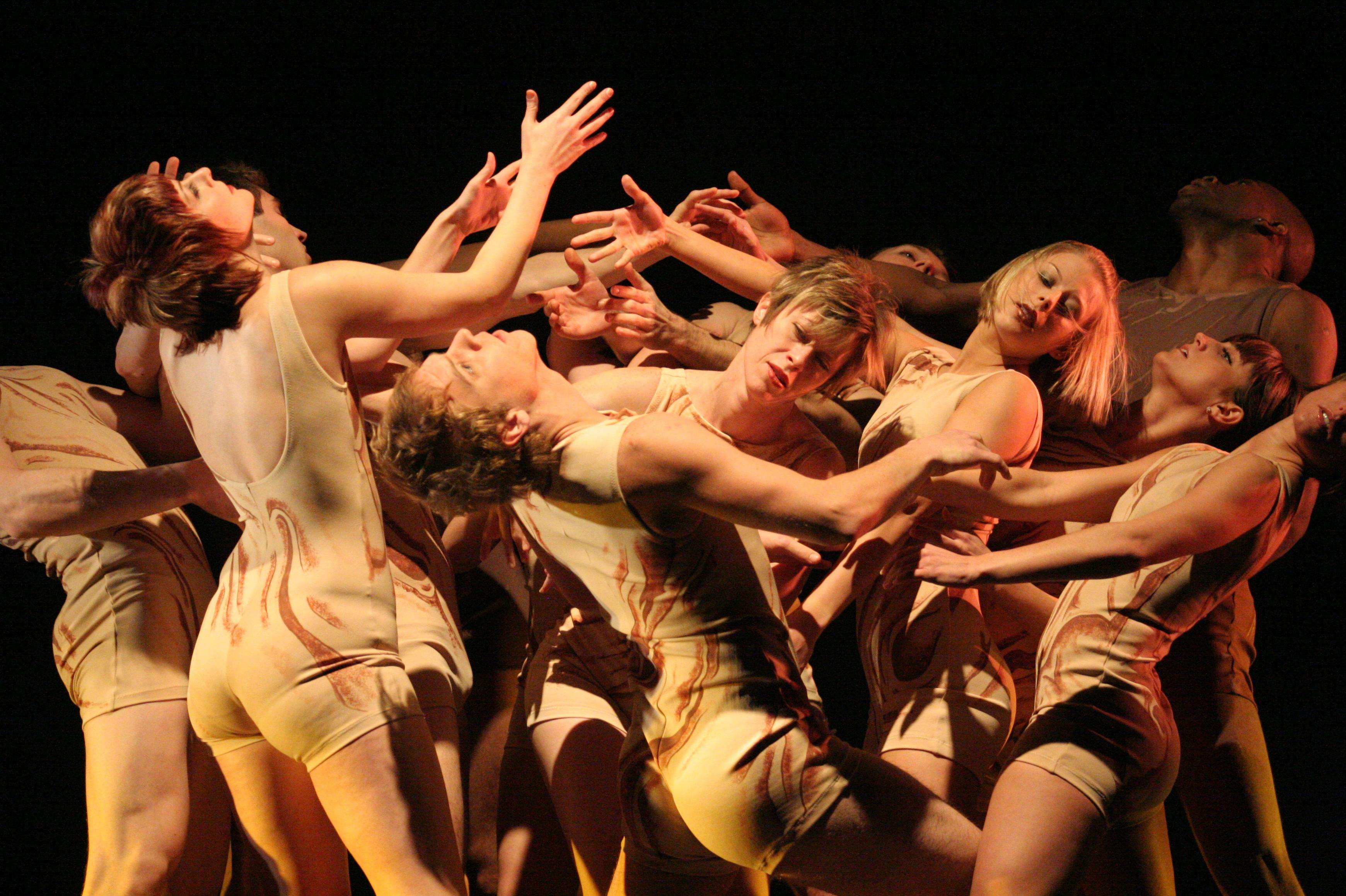 The Alithea Mime Theatre company performs at a past show.