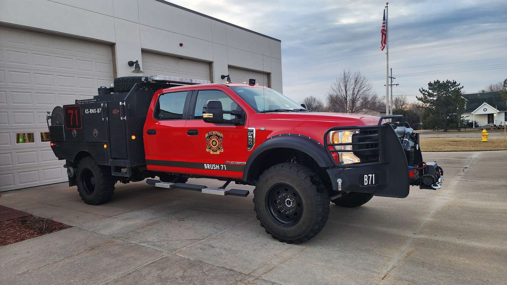 Hutch Fire Brush 71-Photo Courtesy Hutchinson Fire Department