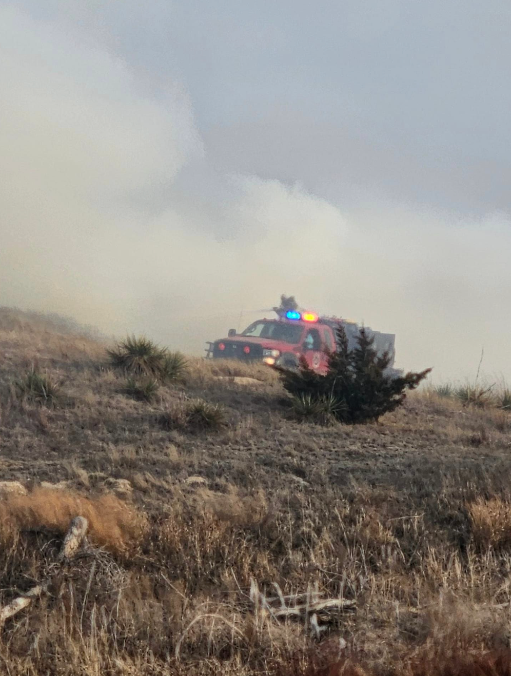 Sheriff Large southwest Kansas grass fire contained