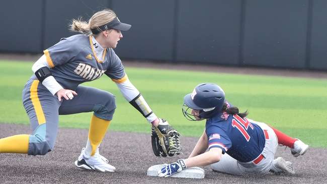 The Blue Dragon softball team defeats North Iowa Area 6-2, but falls to Indian Hills 7-2 on Friday at the Iowa Western Reiver Tournament in Council Bluffs, IA.