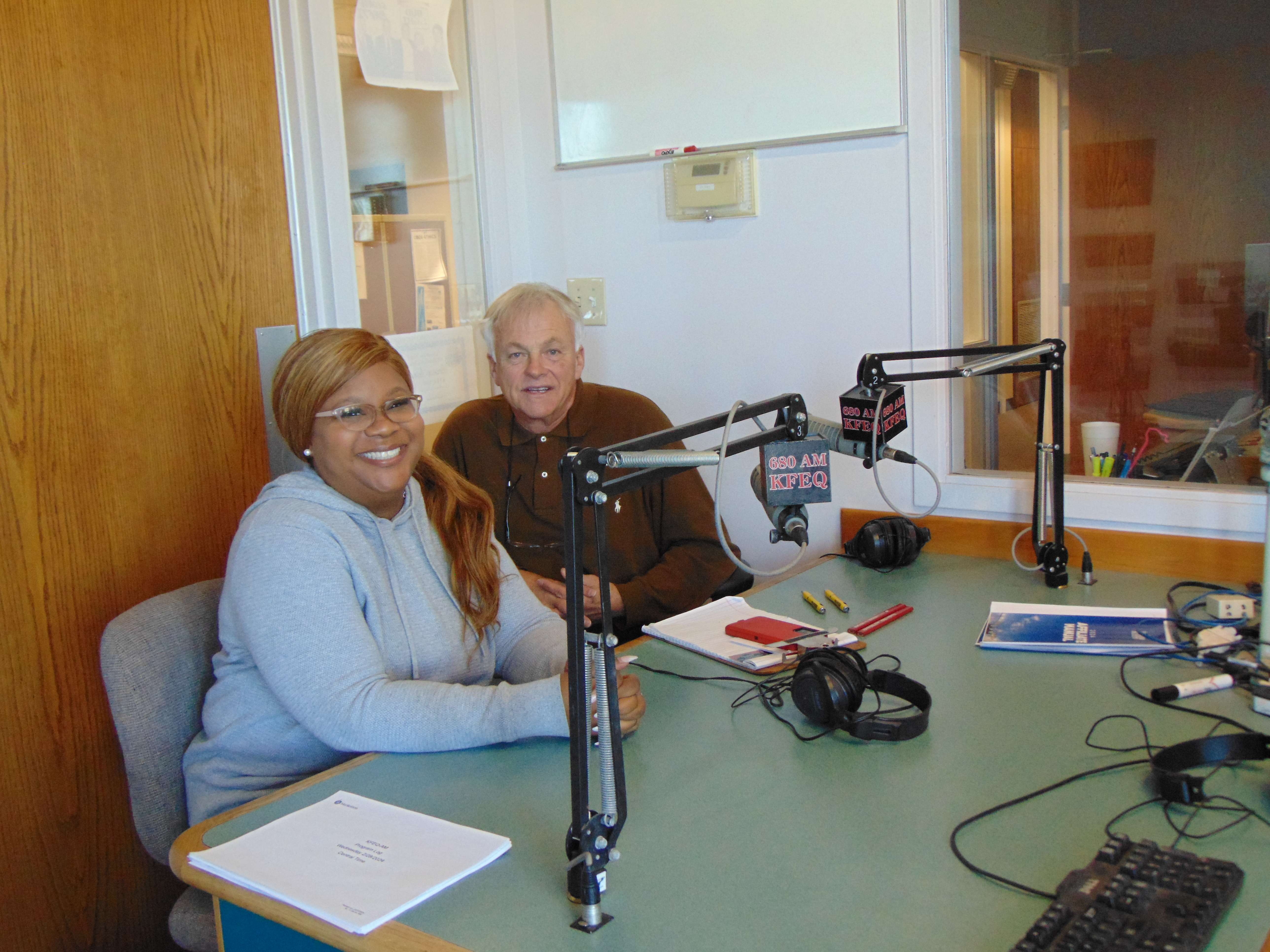 St. Joseph School Board President LaTonya Williams and Vice President Kenneth Reeder/Photo by Brent Martin