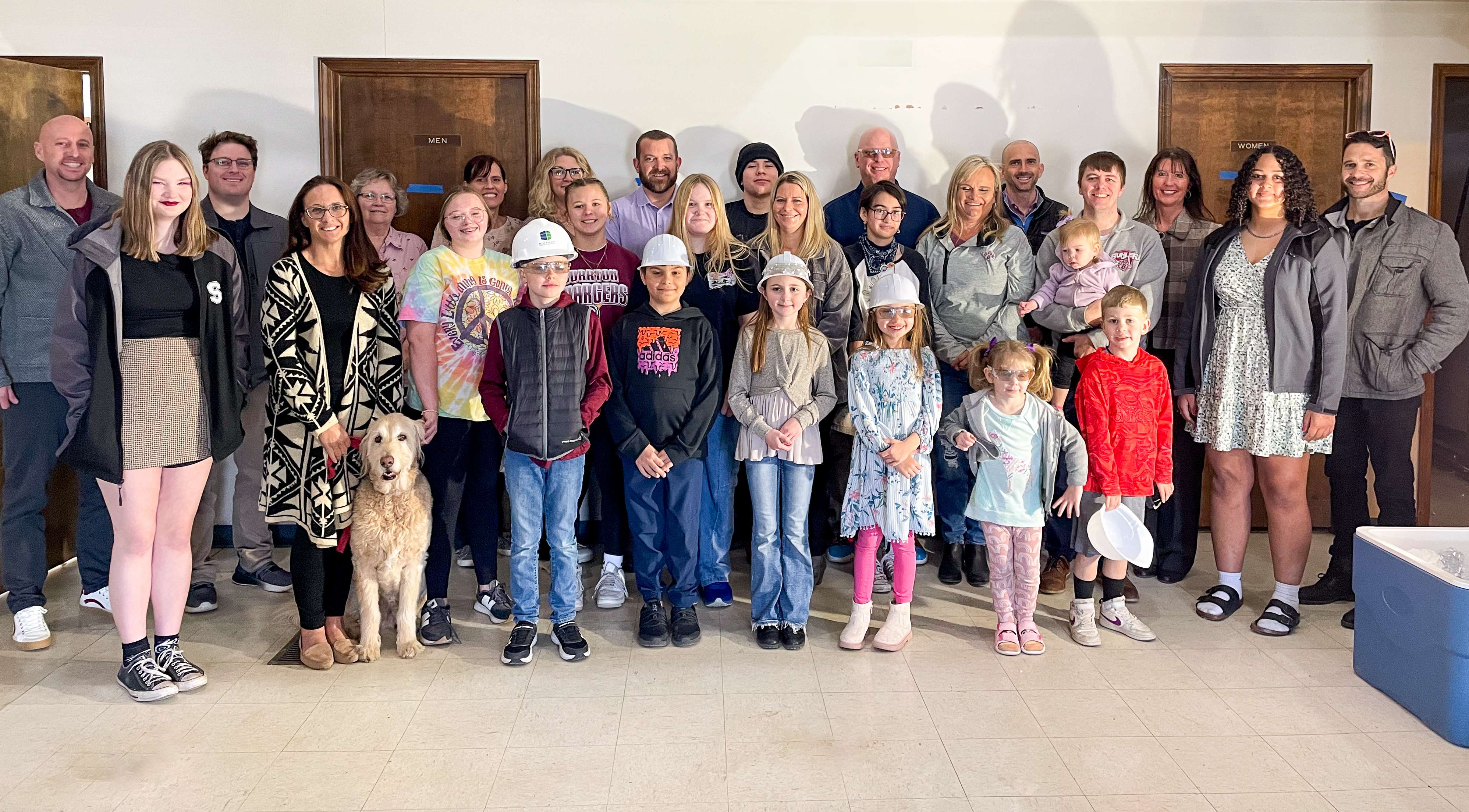 Students, Board Members, Staff and Administration all came together Tuesday to celebrate renovations in Buhler USD 313.