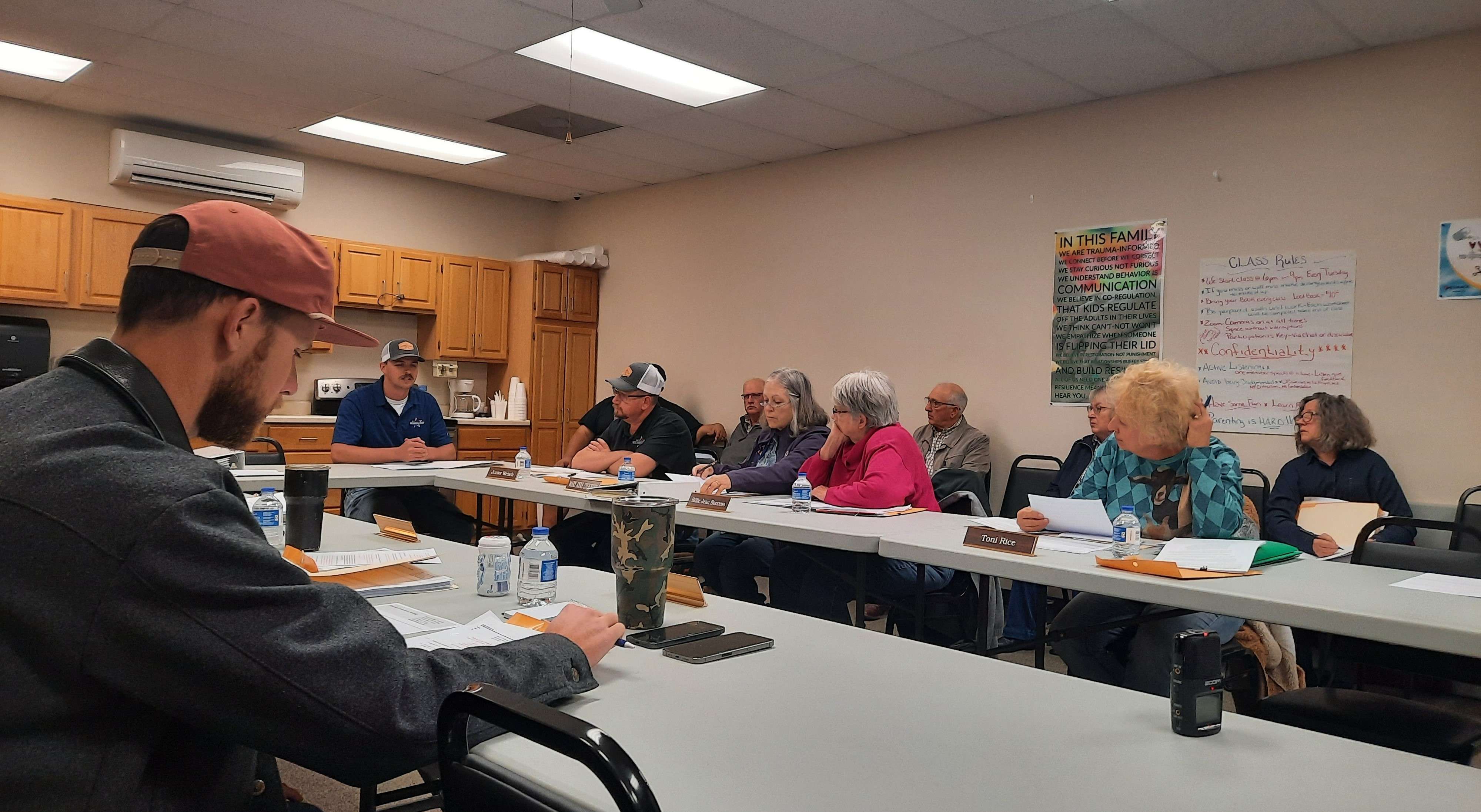 Grant Moon with Mid America Seed went before the Barton County Planning Commission Thursday morning to seek approval on two new structures located northeast of Dundee.