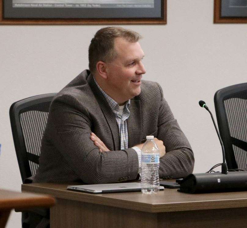 Reno County Counselor Patrick Hoffman-Photo by Sandra Milburn