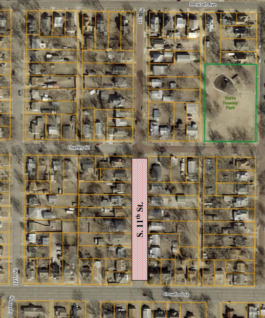 UTILITY REPAIR ON S. 11TH STREET