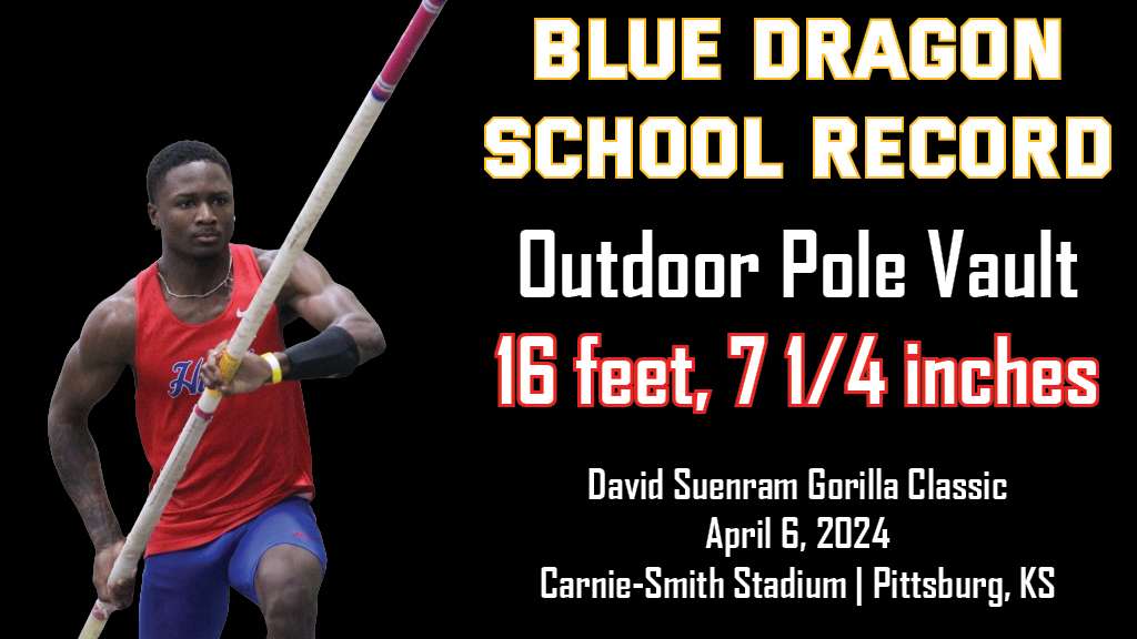 Chris Johnson breaks 1986 Pole Vault Record