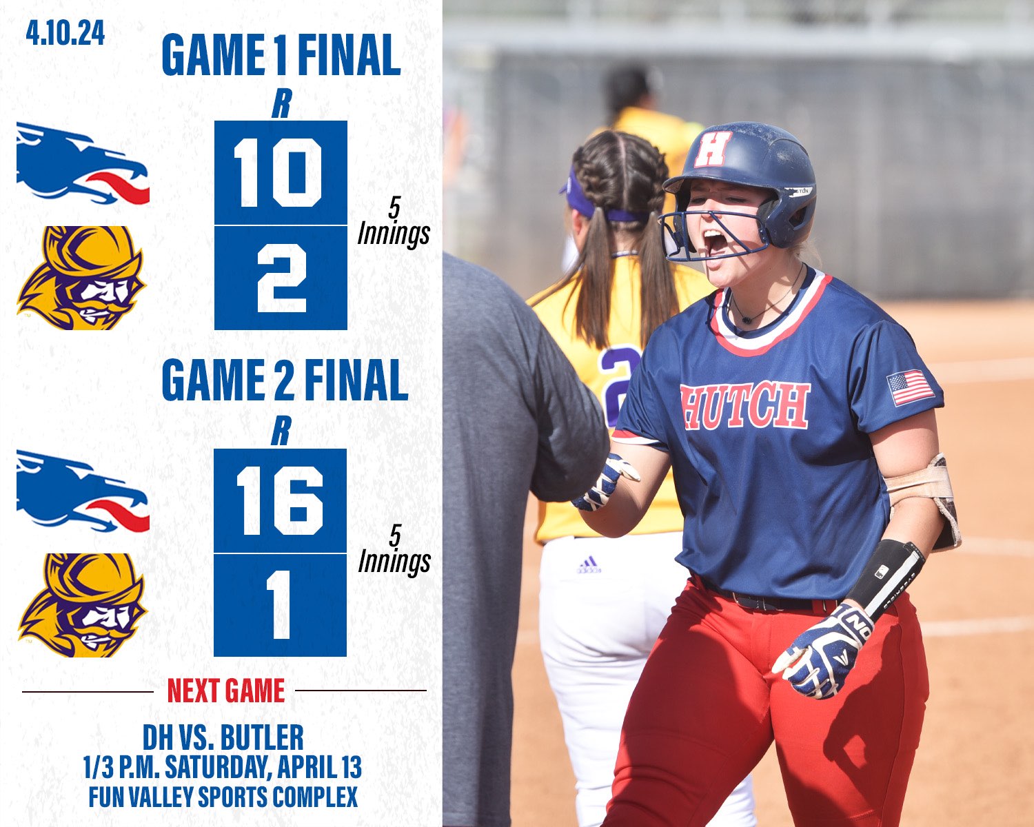 Blue Dragons on fire!