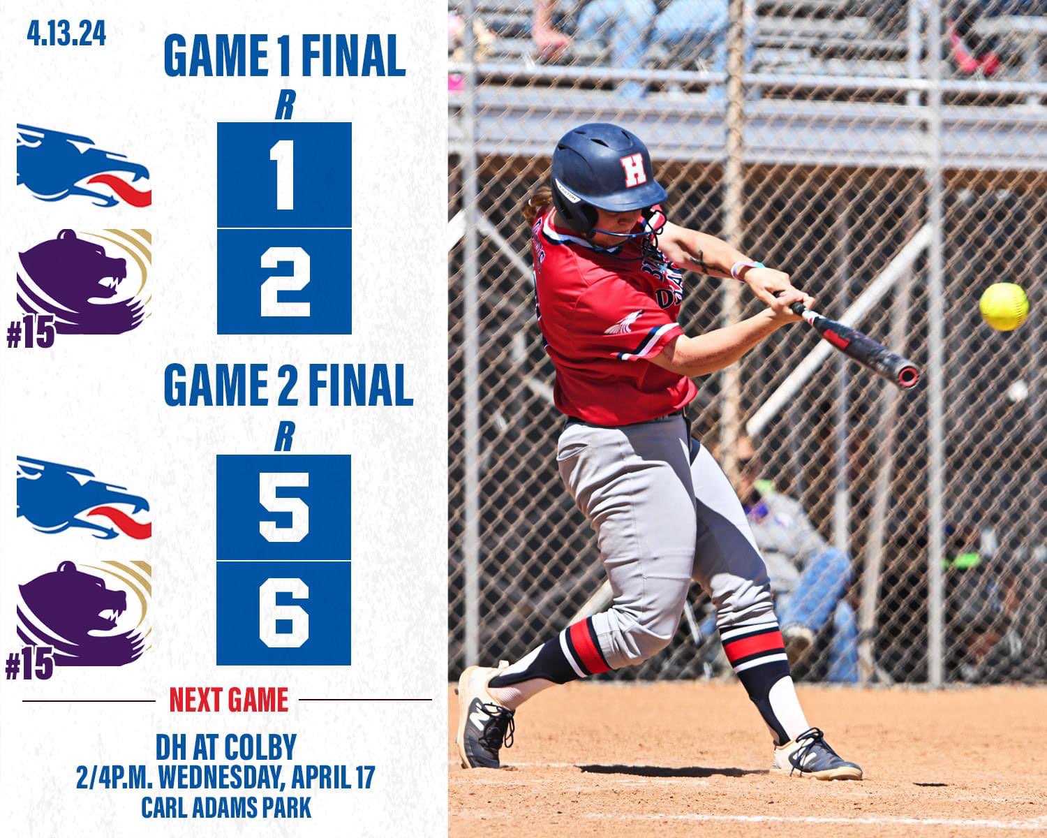 HutchCC Softball drops two to Butler Saturday