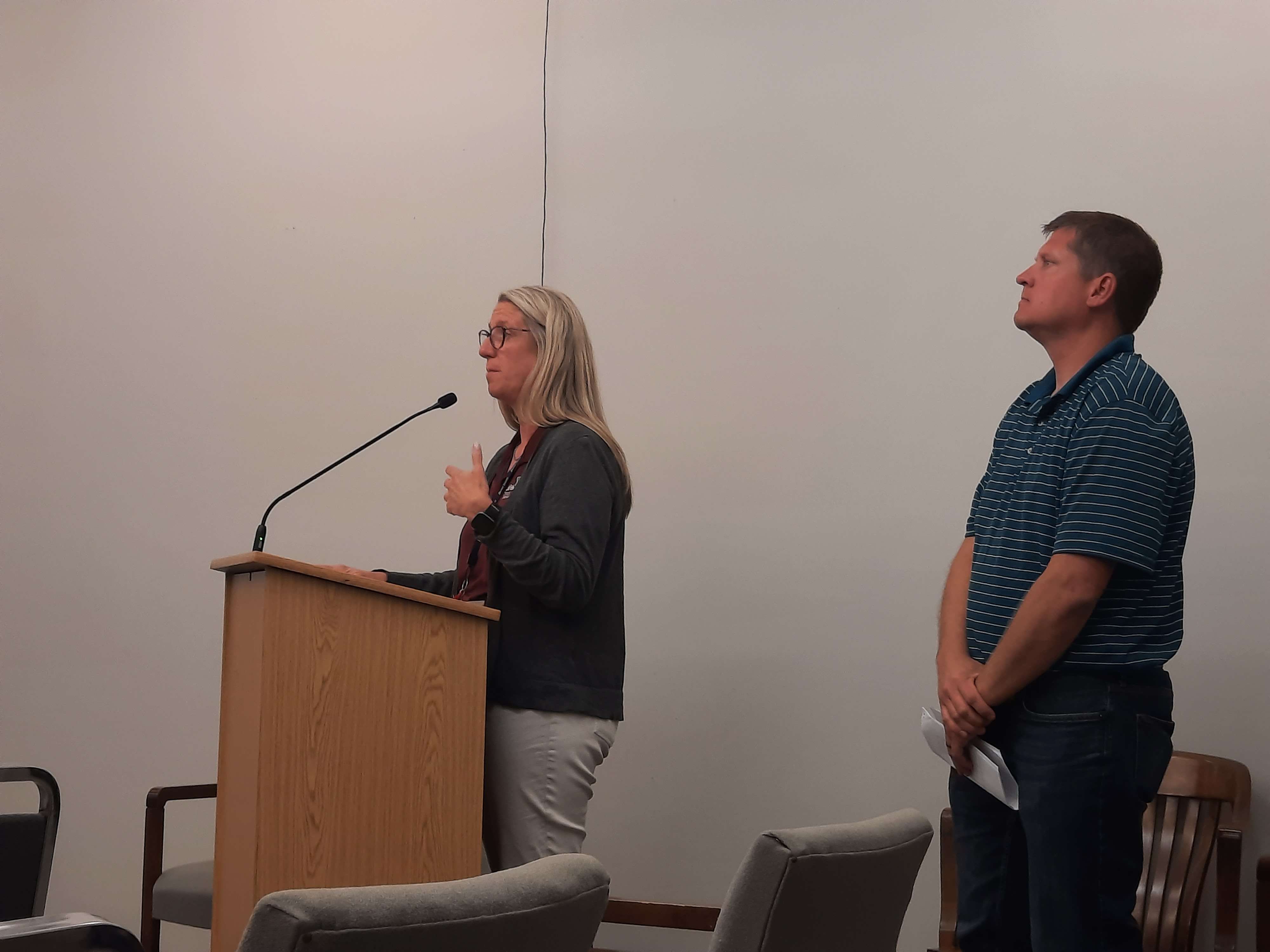 Barton Co. employees applauded for efforts to secure technology grant