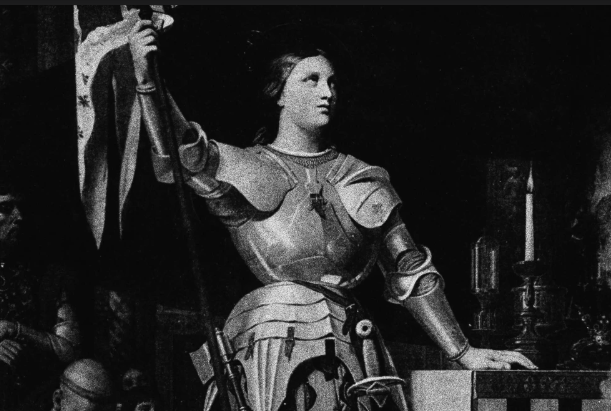 Joan of Arc, a national heroine of France, is shown wearing armor. Joan of Arc, a Roman Catholic Church saint, had visions from God telling her to reclaim her homeland from English rule during the Hundred Years’ War. (AP Photo)