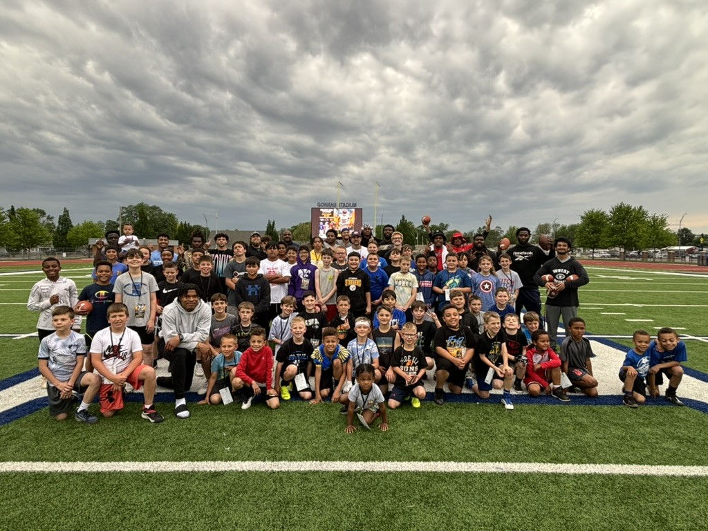 Over 70 players attended the 2024 Kids Combine, sponsored by the Hutchinson Boys and Girls Clubs. Photo Courtesy Hutchinson Boys and Girls Clubs.