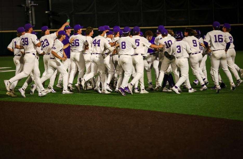 K-State won Thursday, May 16, 2024 in a walk-off over BYU at Tointon Family Stadium in Manhattan. Photo by Reece Bachta Photography for K-State Athletics.