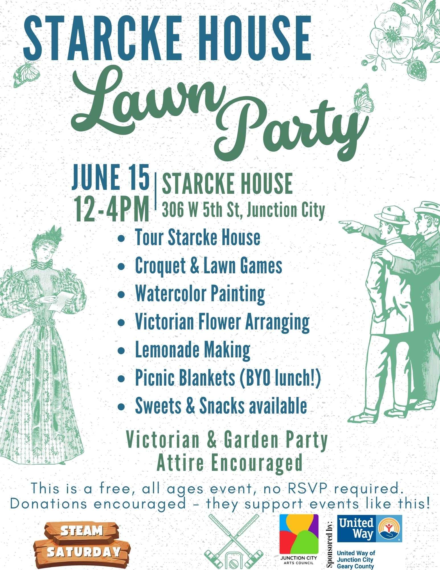 Lawn Party is scheduled at the Starcke House - Vimarsana News